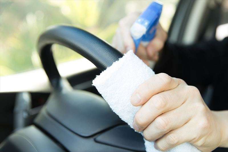 車内を除菌する際の注意点
